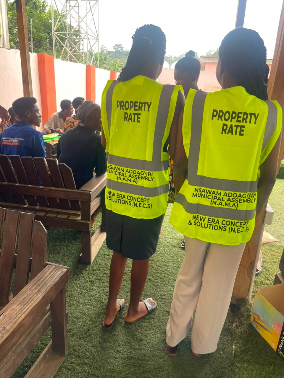 Nsawam Adoagyiri Municipal Assembly & NECS Official Vests